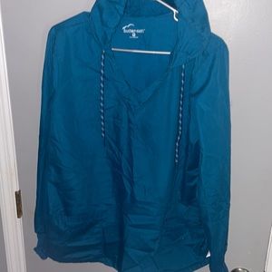Carribean blue scrub jacket butter soft